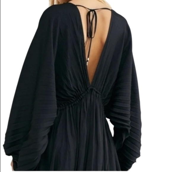 Free People Black Backless Dress - Picture 4 of 16